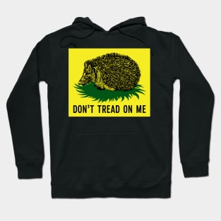 Don't Tread On Me Flag Parody Hedgehog Hoodie